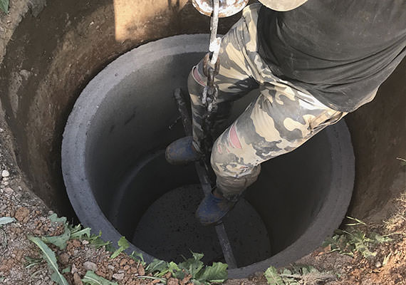 Углубление колодца в Пензенской области